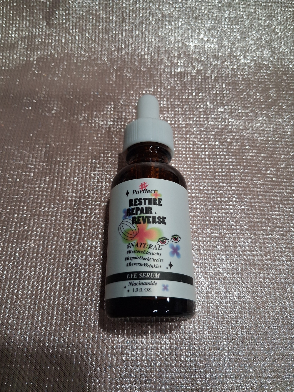 Restore Repair Reverse Eye Serum — White Dropper Bottle